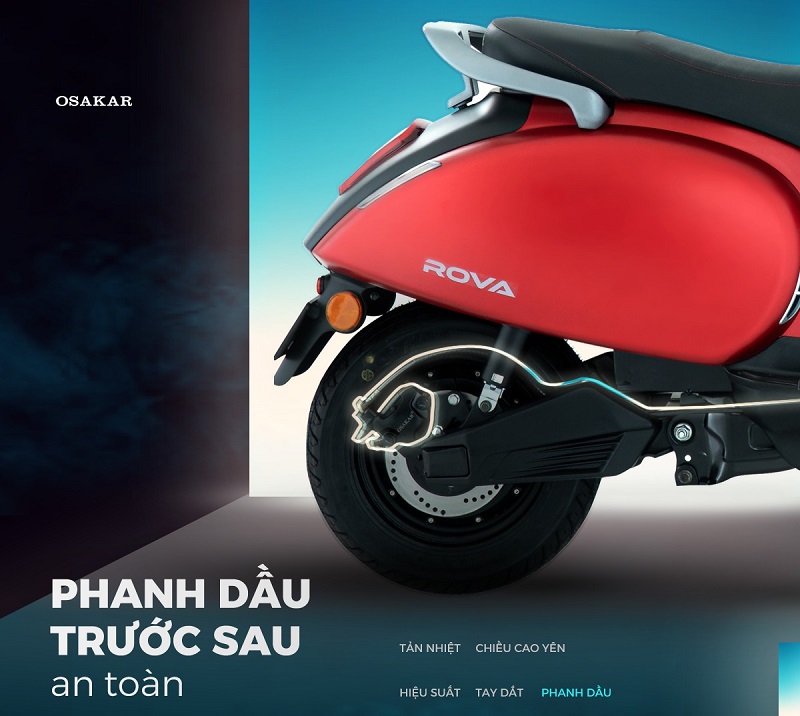 Xe M&aacute;y Điện Osakar Rova Việt Nhật