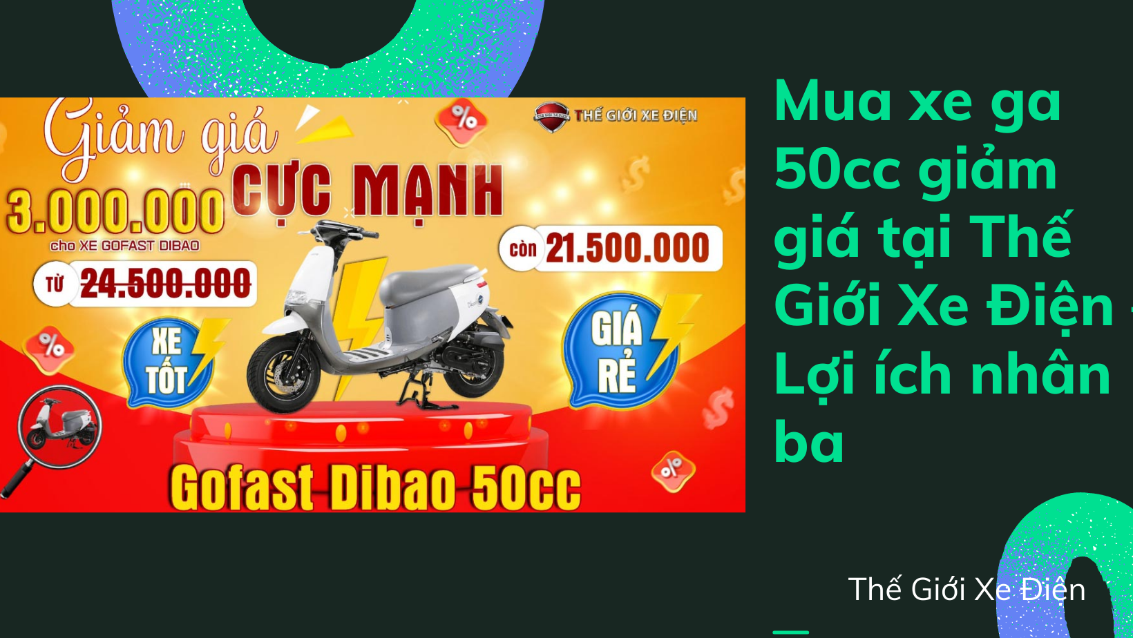 Giảm giá xe ga 50cc