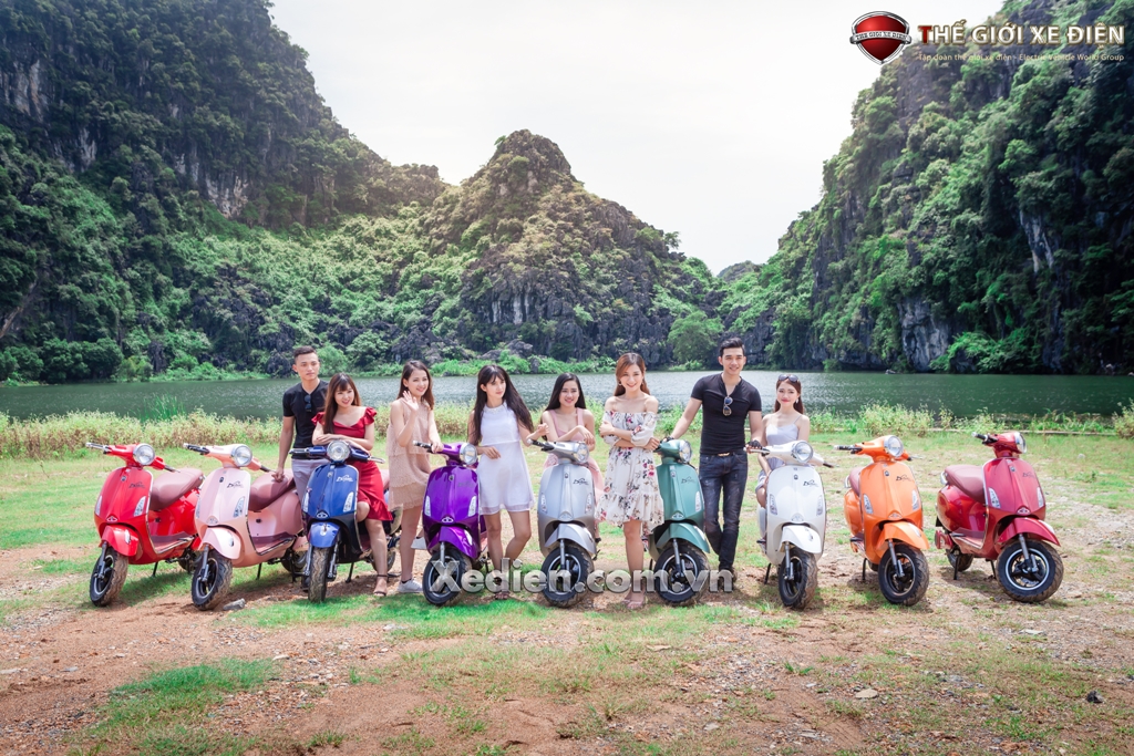 12 mầu Vespas Diboa 2018