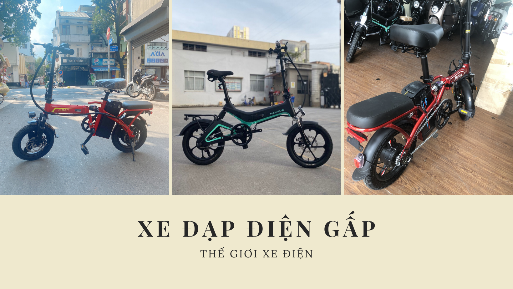 Xe đạp điện gấp