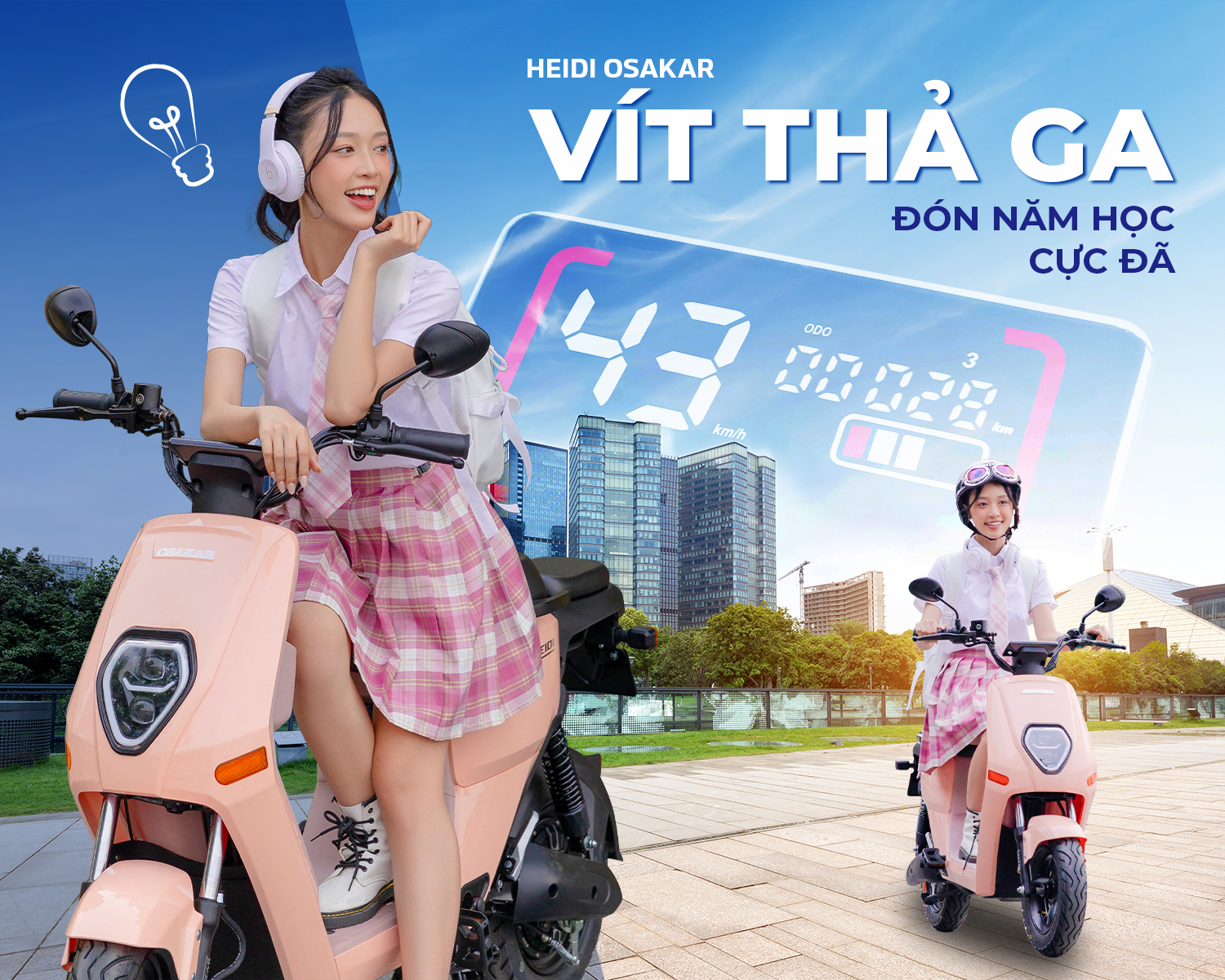 giá xe đạp điện osakar heidi