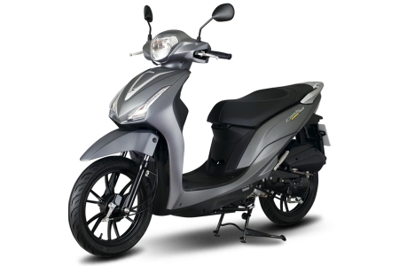 Xe Ga 50cc KYMCO Candy Hermosa Xám/Đen Nhám