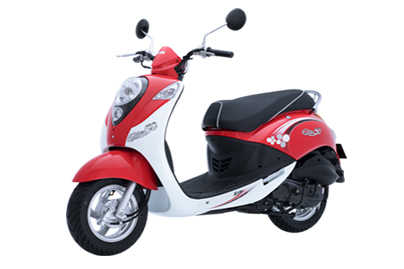 Xe ga 50cc Elite SYM Trắng Đỏ/Trắng Xanh