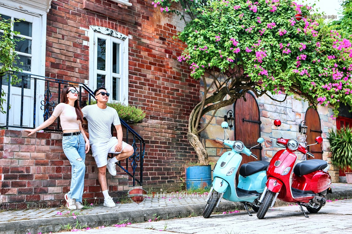 Xe ga 50cc Vespa Dibao Pansy X học sinh cấp 3 đi học được không?