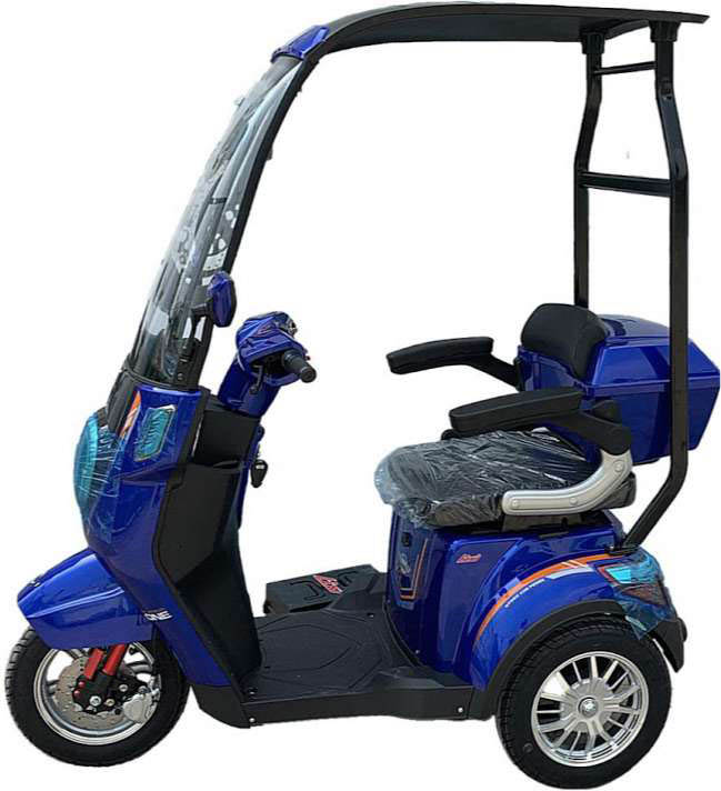 Review: Xe điện 3 bánh Lixi có mái che