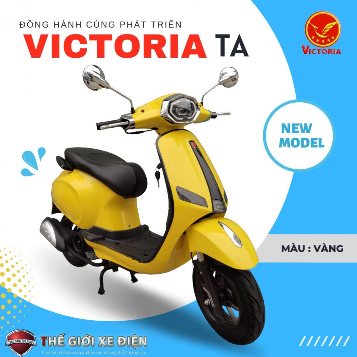 Chưa bao giờ lỗi thời khi đồng hành cùng xe ga 50cc Victoria TA Việt Nhật 