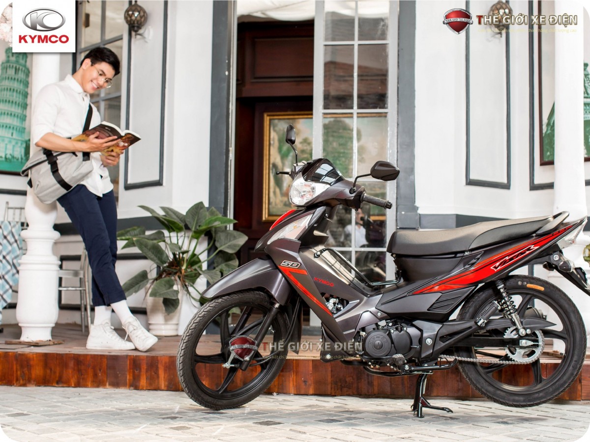 Xe máy 50cc Kymco Visar vành đúc: Chiếc xe đáng mua trong phân khúc giá rẻ