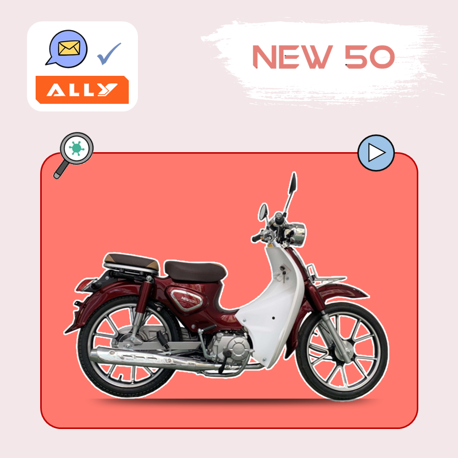 Top 10 sự thật của xe máy 50cc Cub New Ally 2023