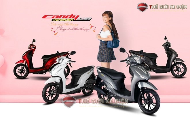 Top 12 sự thật về xe máy ga 50cc Kymco Candy Hermosa 