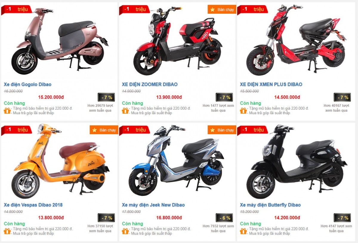 Xe máy điện nhập khẩu nên mua của hãng nào?