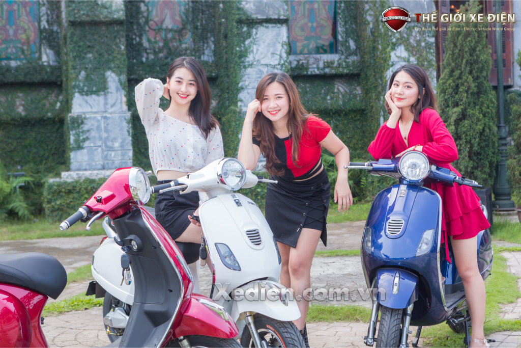 Xe máy điện Vespa Dibao Pansy - hiện đại, thời trang