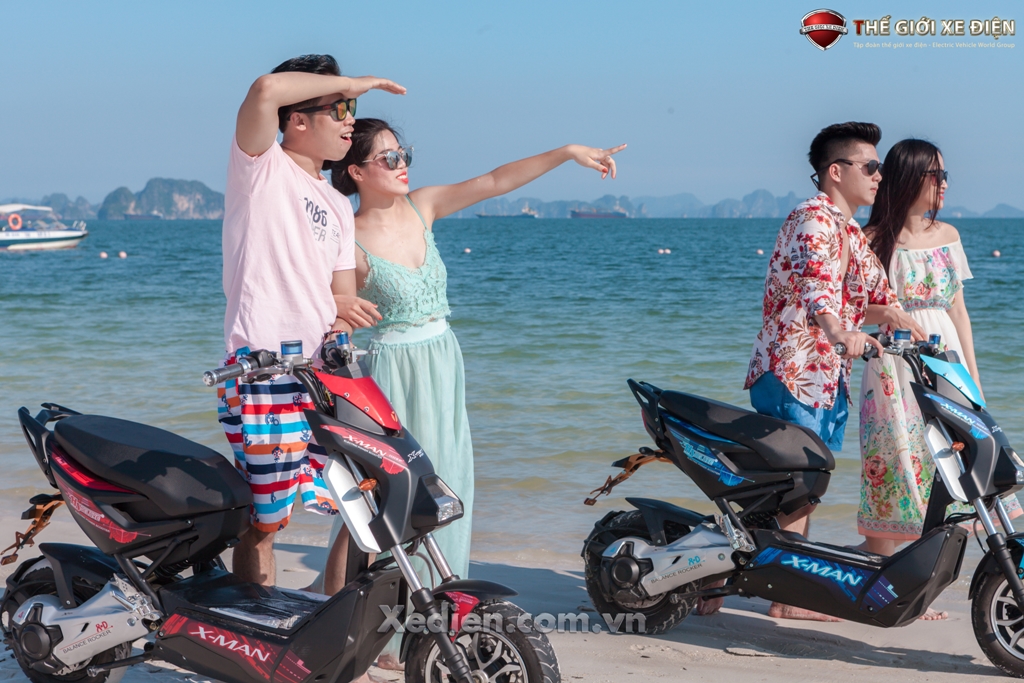Xe điện Xman HS deluxe, mẫu xe thể thao dành cho giới trẻ