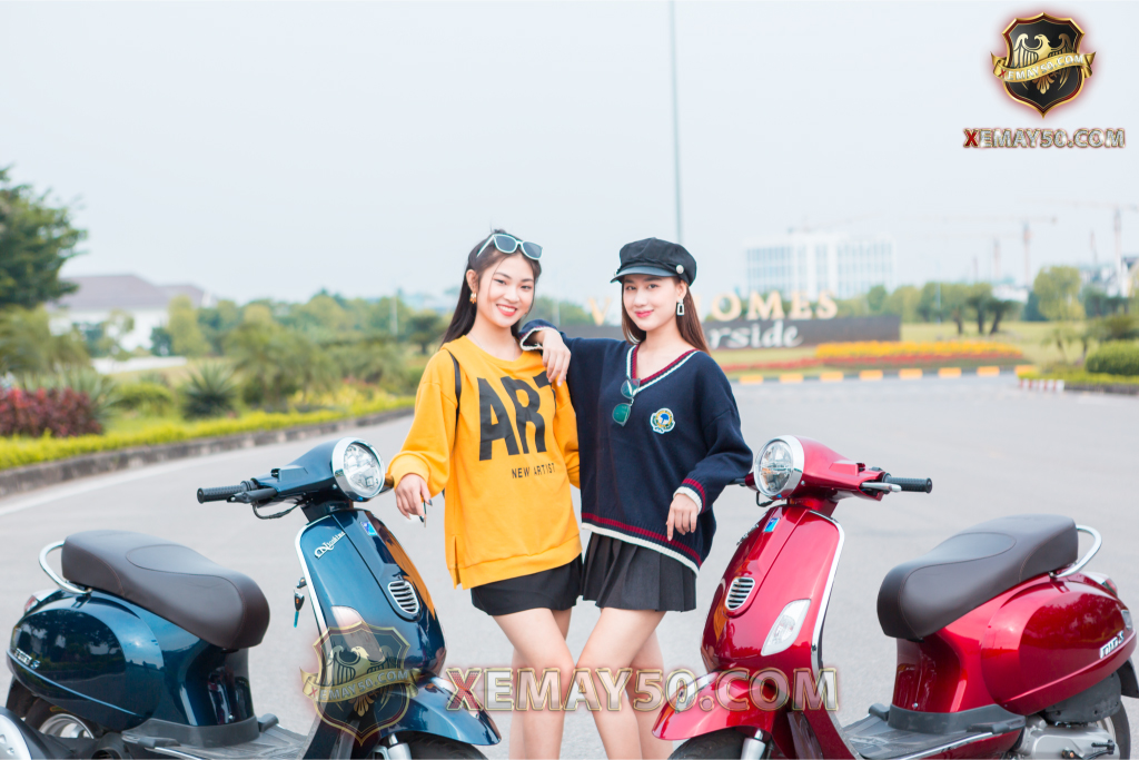 Xe ga 50cc Nioshima S - Siêu mẫu trong làng xe 50 phân khối
